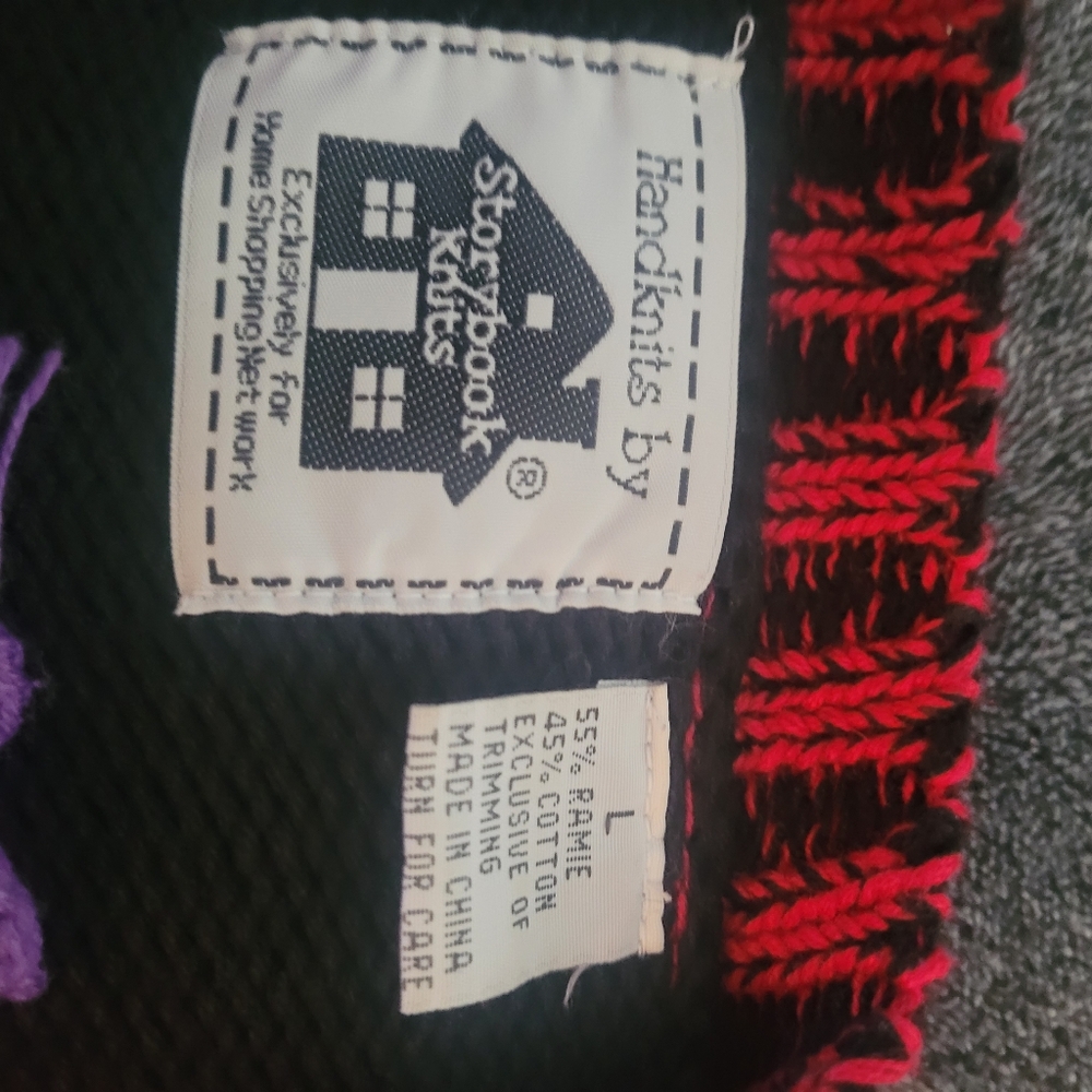 VINTAGE Storybook Knits Size L - Picture 6 of 8